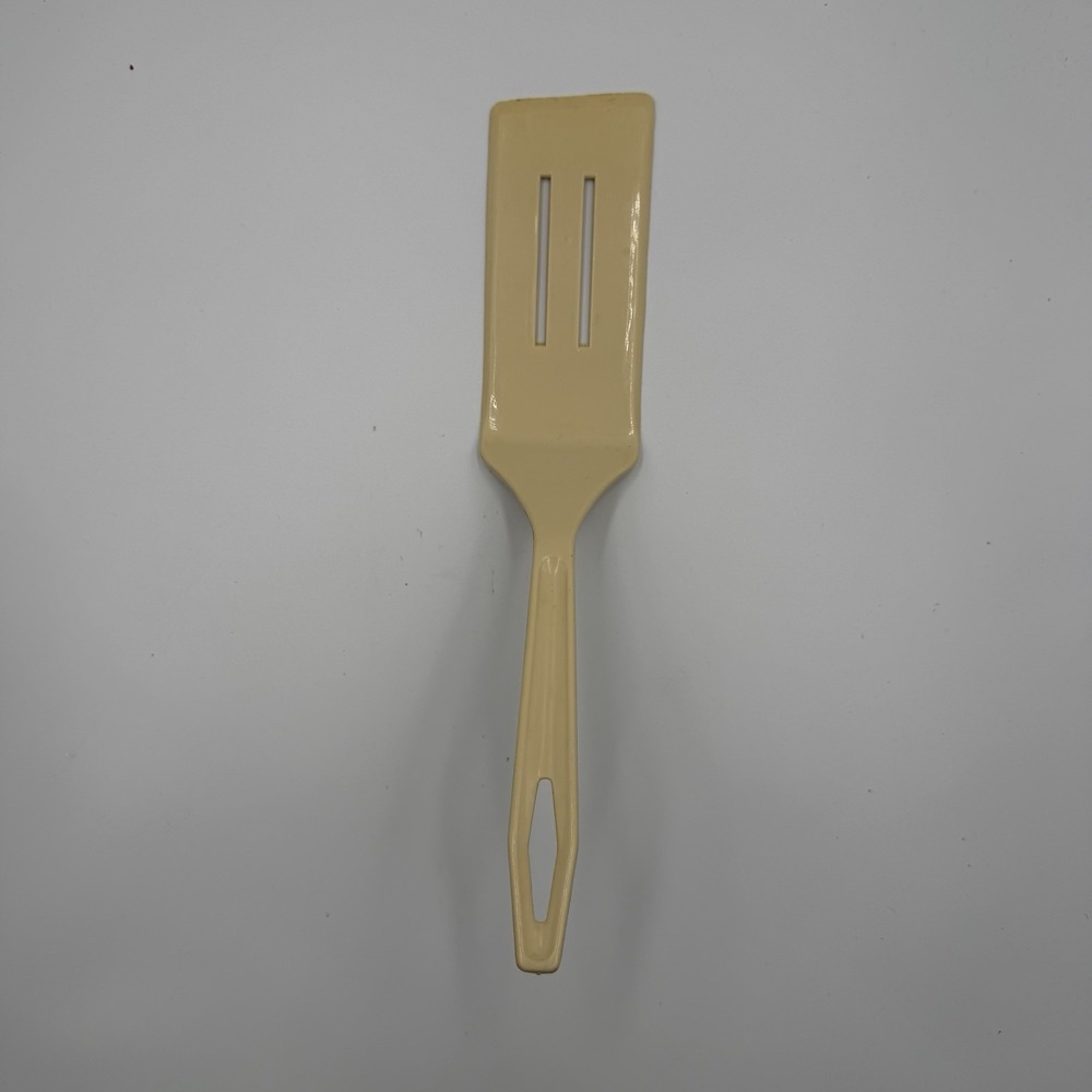 Vintage King Kraf‎ Slotted Spatula Yellow Plastic USA Kitchen Utensil Flipper